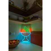 Tom Wesselmann fruit bowl neon light